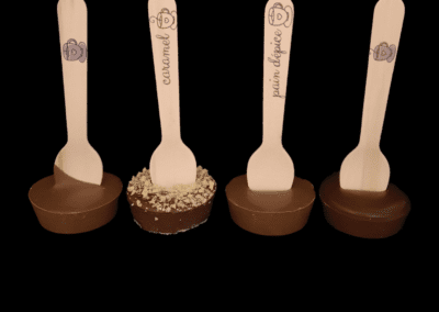 Cuillère ä chocolat chaud