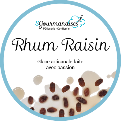 SG-etiquettes-glace-rhum-raisin étiquette de glace Sgourmandises Stracciatella
