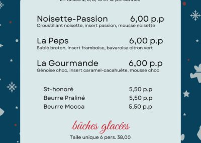 Affiche Bûches 2025