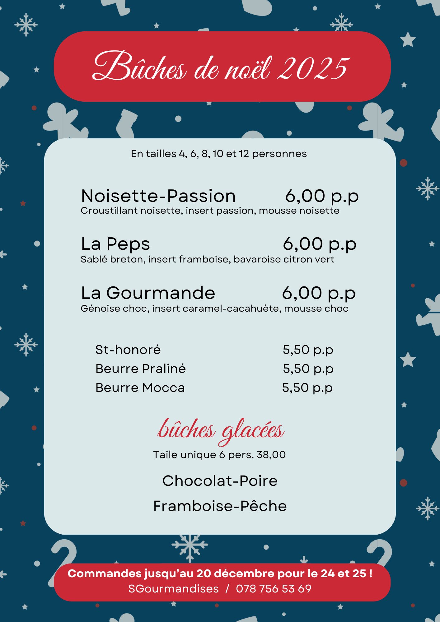 Affiche Bûches 2025