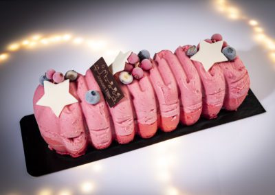 Bûche Glacée Pêche-Framboise