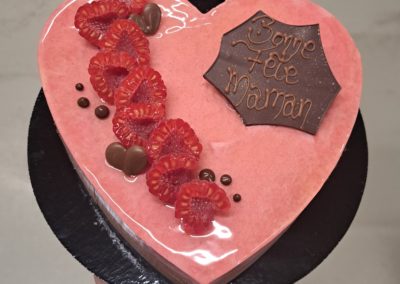 Mousse chocolat framboise